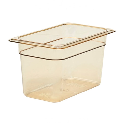 Cambro | High Heat 1/4 Size Food Pan, 6" Deep, Amber