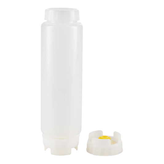 FIFO | FIFO Squeeze Bottle, 16 oz, Medium/Yellow Valve Dispensing Cap