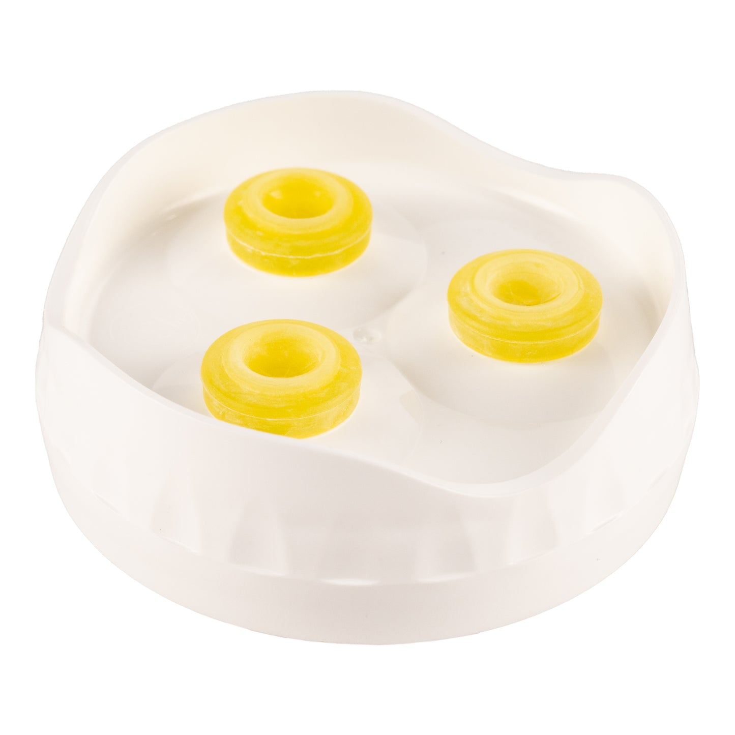 FIFO | Portion Pal Replacement Lid, 3 Valves, Medium/Yellow (6-pack)