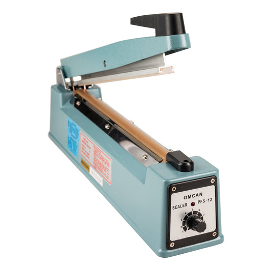 Omcan | Portable Impulse Bag Sealer, 12" Seal Bar, 2 mm Seal, 110V