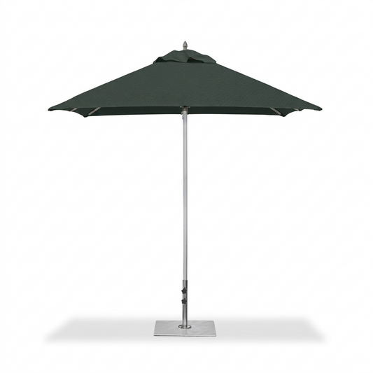 BUM Furniture | Parapluie carré Oasis de 7,5 pi, gris foncé
