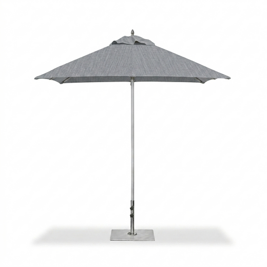 BUM Furniture | Parapluie carré Oasis 7,5 pi, gris titane