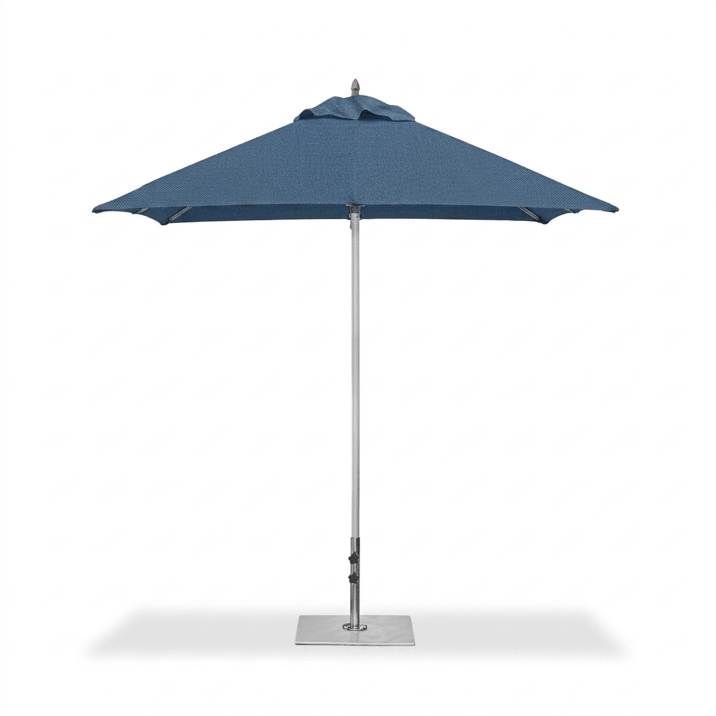BUM Furniture | Parapluie carré Oasis 7,5 pi, bleu denim
