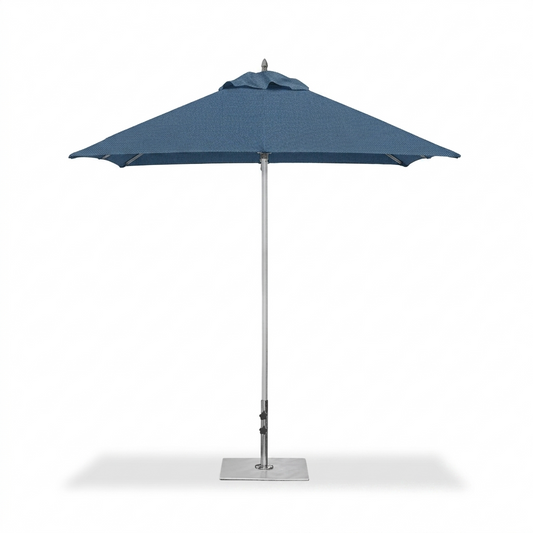 BUM Furniture | Parapluie carré Oasis 7,5 pi, bleu denim