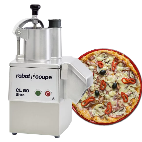Robot Coupe CL50 Ultra Pizza Continuous Feed Vegetable Prep Food Processor, 120 V - CL50UPIZZA