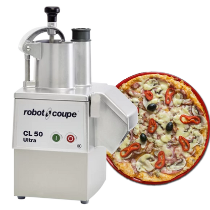 Robot Coupe CL50 Ultra Pizza Continuous Feed Vegetable Prep Food Processor, 120 V - CL50UPIZZA