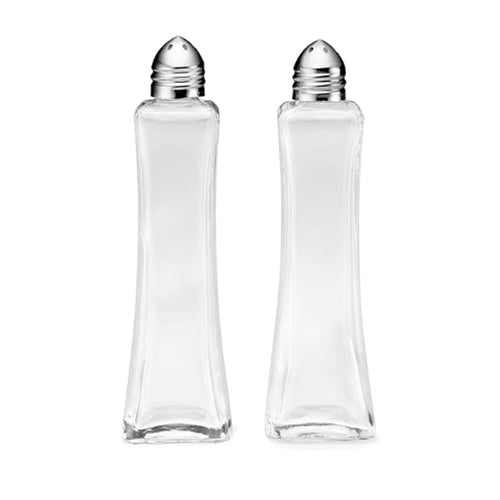 Tablecraft Metro Salt & Pepper Shaker, 2 oz, Glass/Plastic (24-pack) - 81