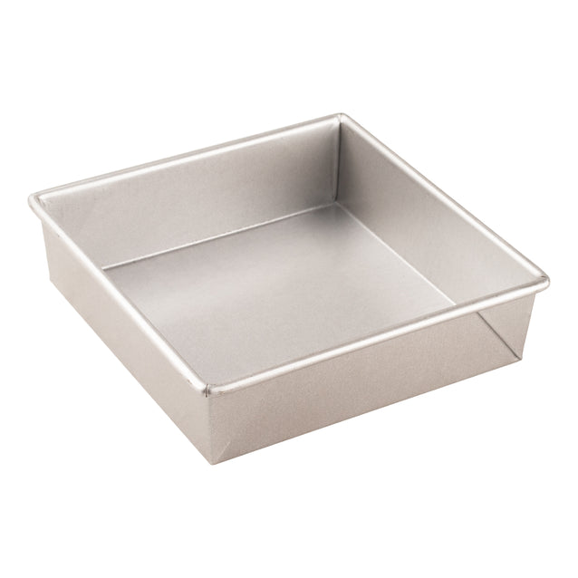 Chicago Metallic | Square Cake Pan, 8" x 8" x 2 1/4", Glazed Aluminized Steel