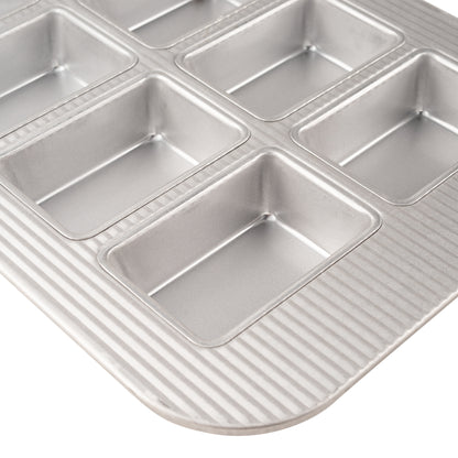 Chicago Metallic | Mini Loaf Pan, 8 Loaves, Glazed Aluminized Steel