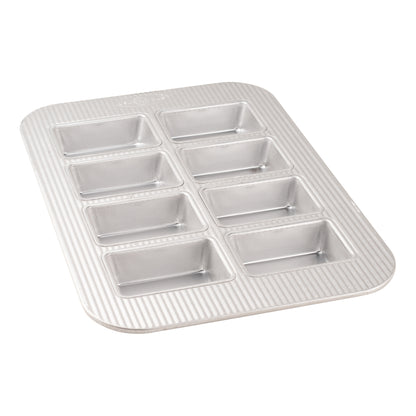 Chicago Metallic | Mini Loaf Pan, 8 Loaves, Glazed Aluminized Steel