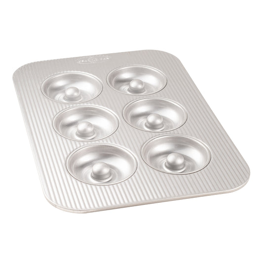 Chicago Metallic | Moule à beignes, 6 moules, acier aluminisé émaillé