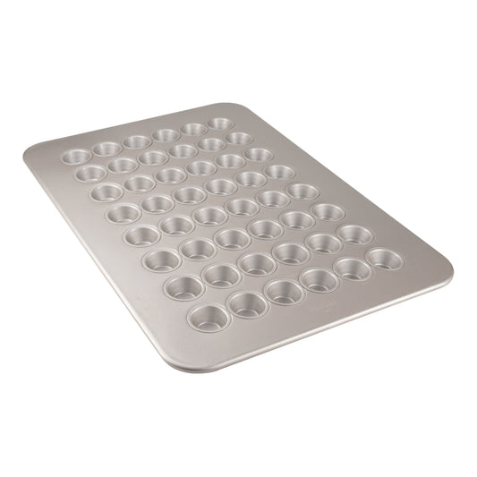 Chicago Metallic | Muffin / Cupcake Pan, Mini, 48 Cups x 1.1 Oz, Glazed Aluminized Steel