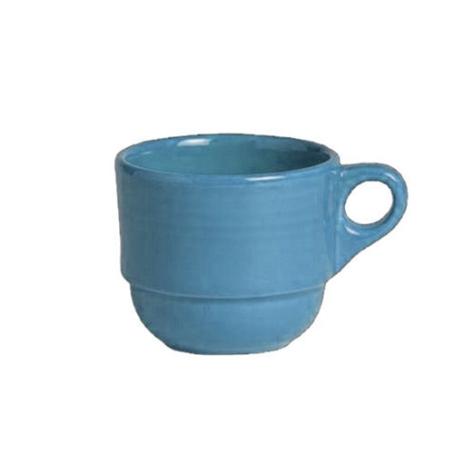 Steelite | Tasse empilable Tiffany, 8 oz, Blue Lagoon (paquet de 24)