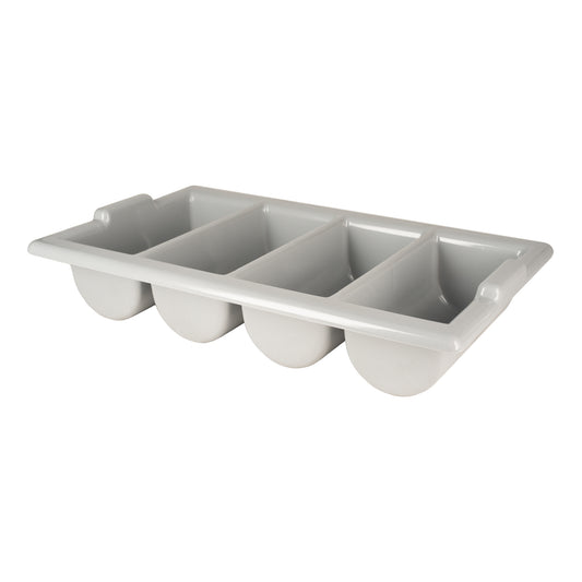 Vollrath | Traex Cutlery Tray, 4 Compartment, Grey