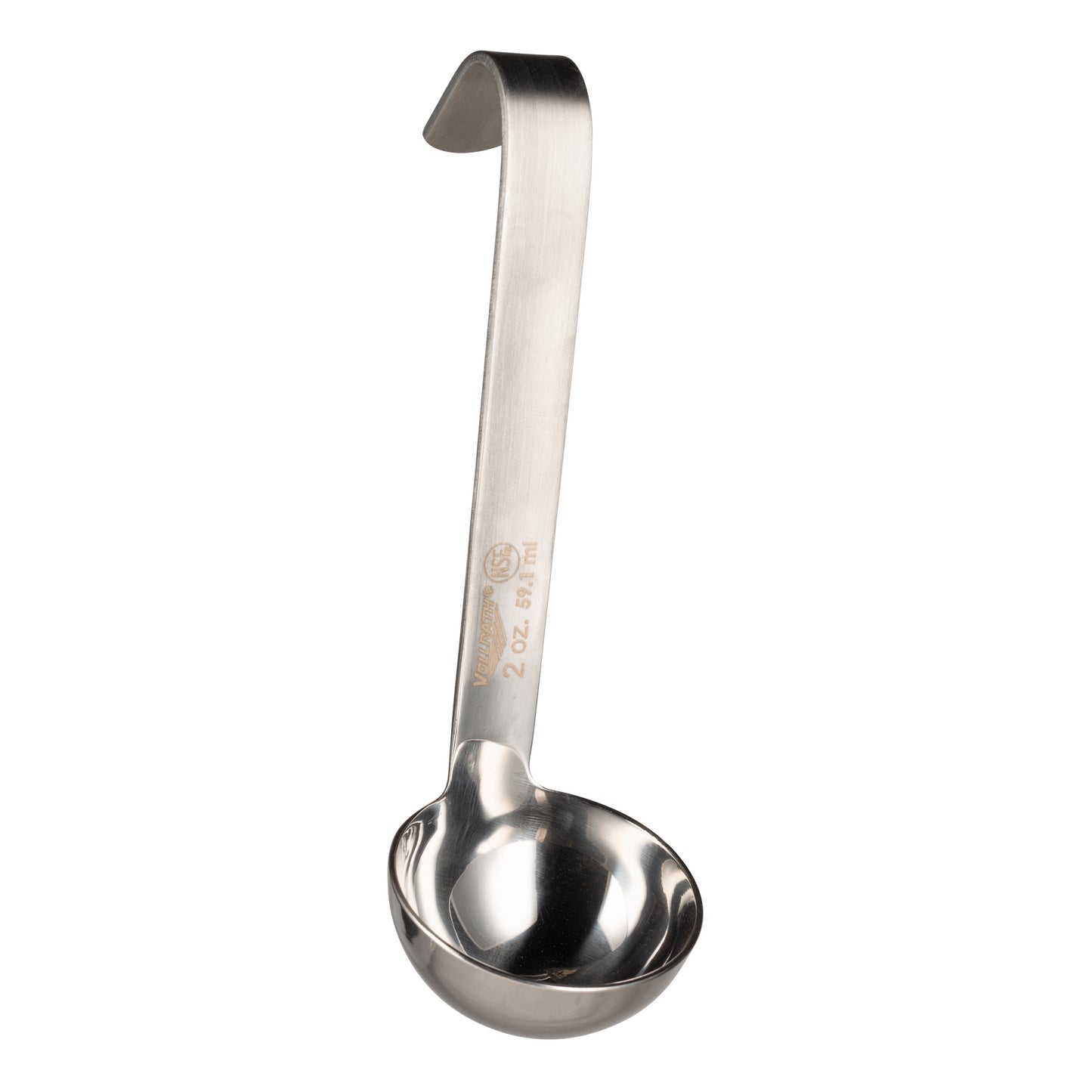 Vollrath | One-Piece Heavy-Duty Ladle w/Short Handle, 2 oz, Stainless Steel