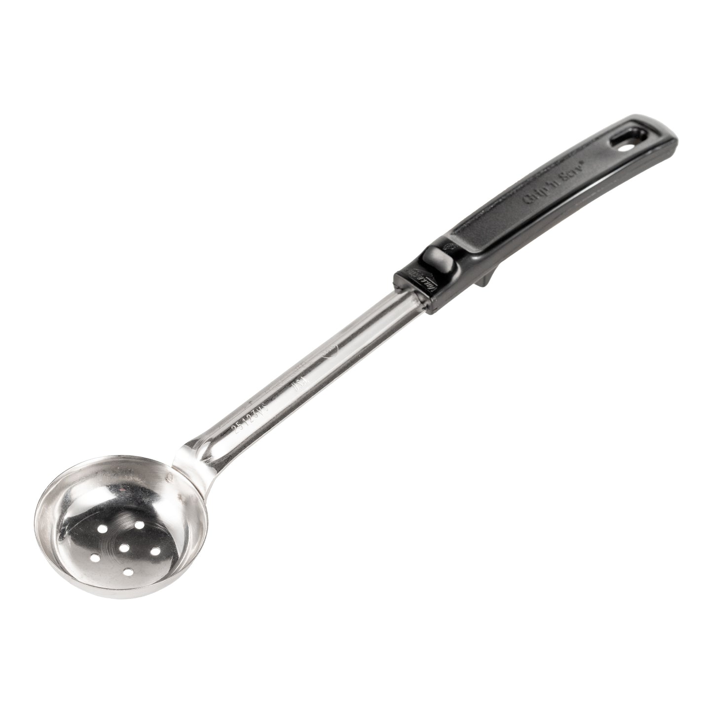 Vollrath | Grip N Serve Perforated Round Spoodle, 1 oz, Black Handle