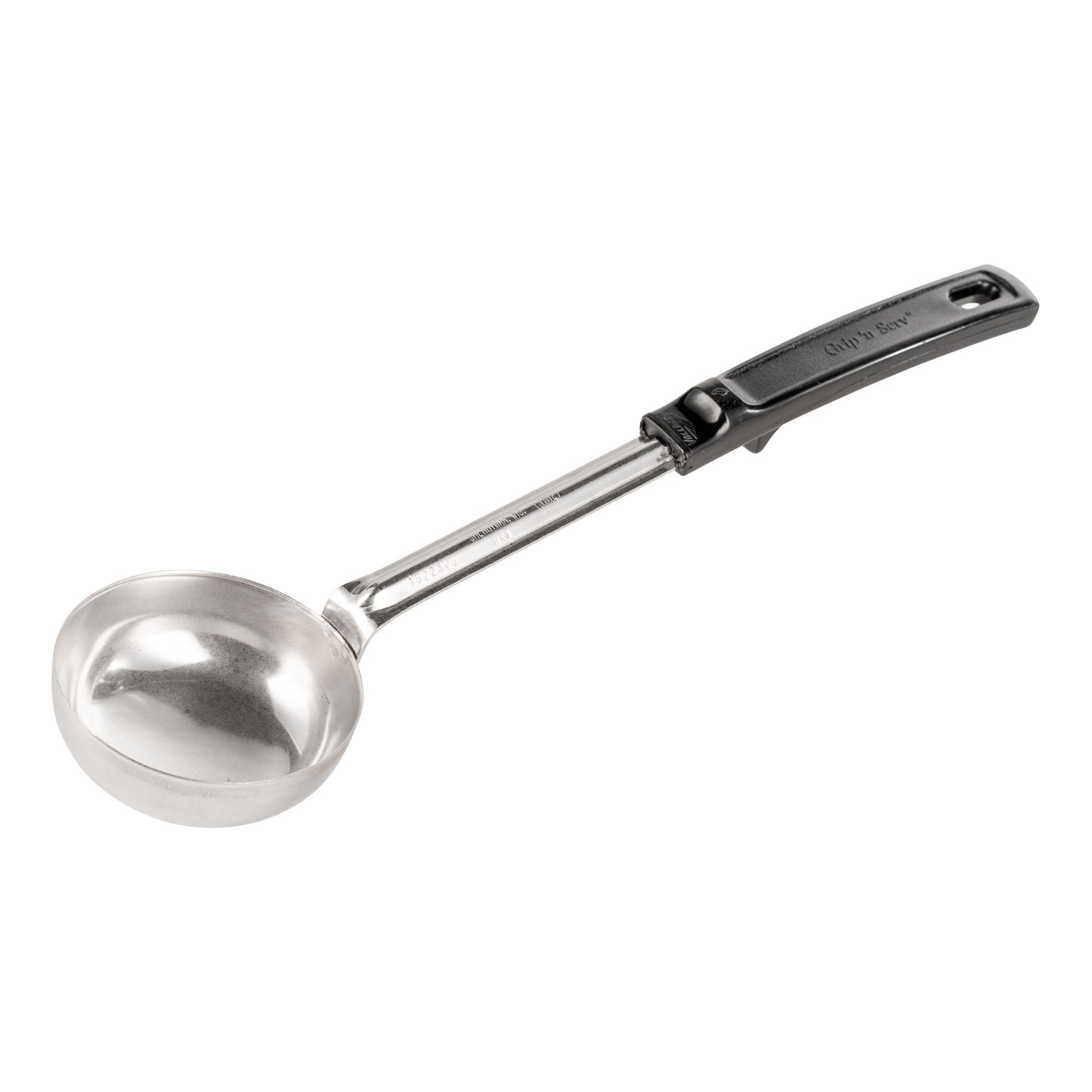 Vollrath | Grip N Serve Solid Round Spoodle, 4 oz, Black Handle