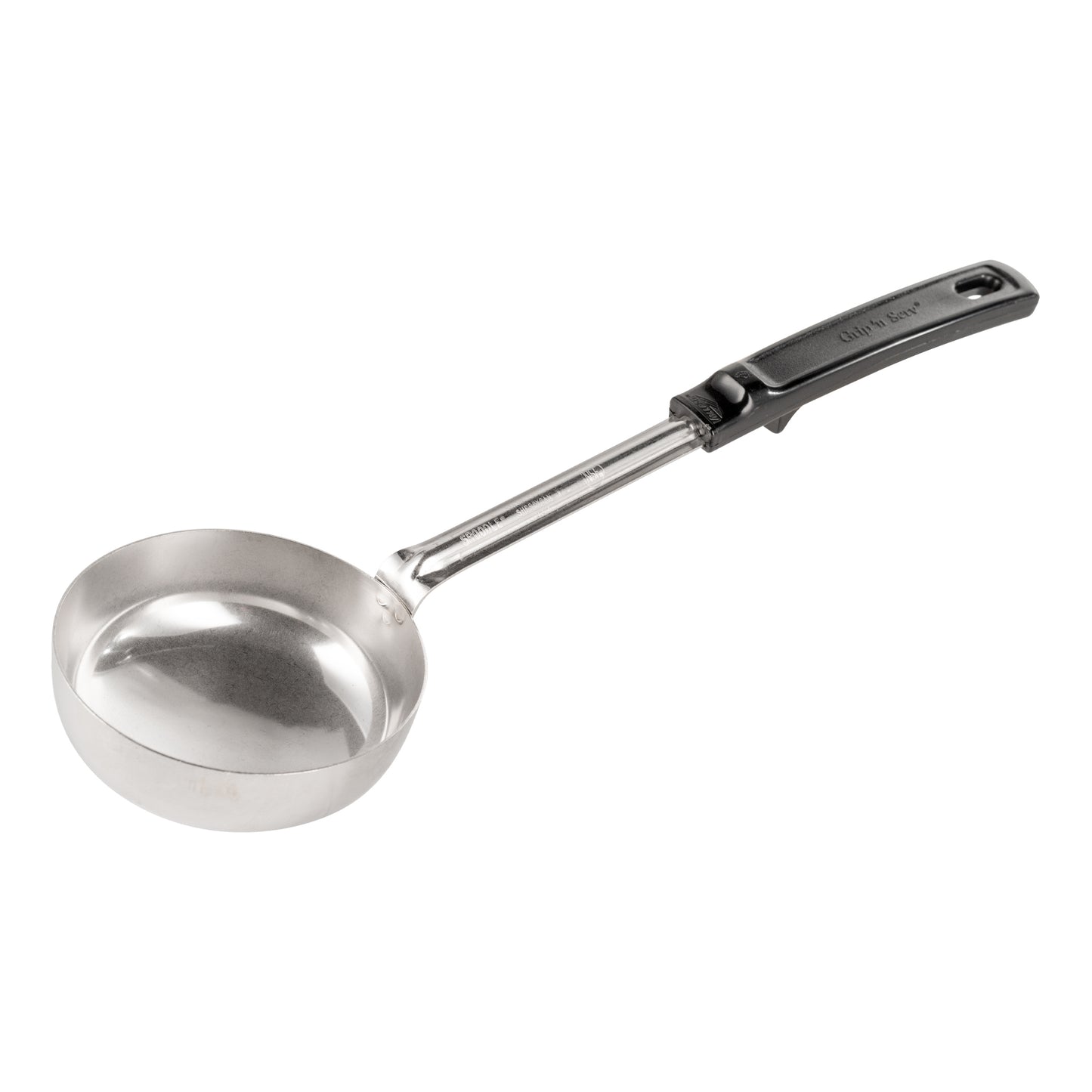 Vollrath | Grip N Serve Solid Round Spoodle, 8 oz, Black Handle