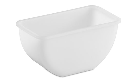 Vollrath Traex Kondi-Keeper Condiment Holder Insert, 1 Pint, White - 4801