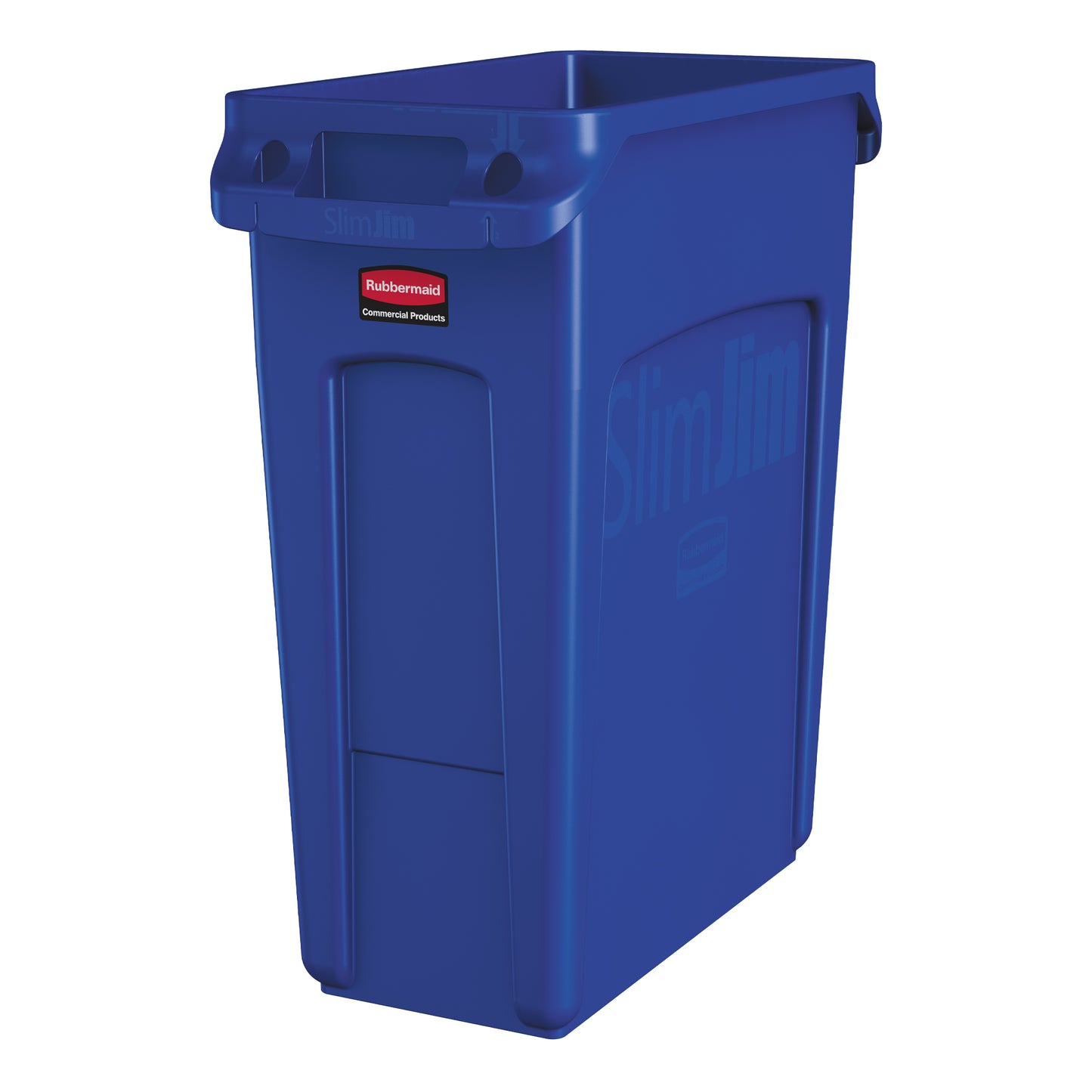 Rubbermaid | Slim Jim Container, 16 Gal, Blue