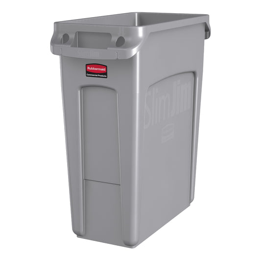 Rubbermaid | Slim Jim Container, 16 Gal, Grey