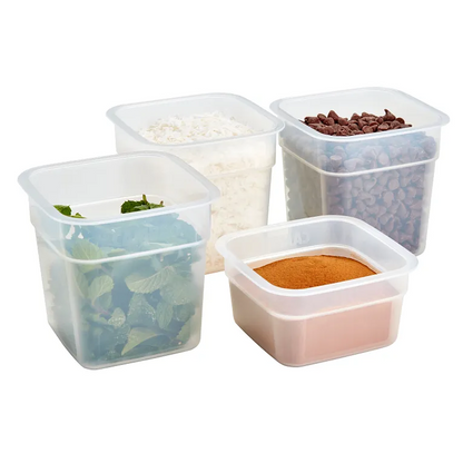 Cambro CamSquares FreshPro Mini Food Storage Container Set, 16-Piece, Translucent - FPMINI16190