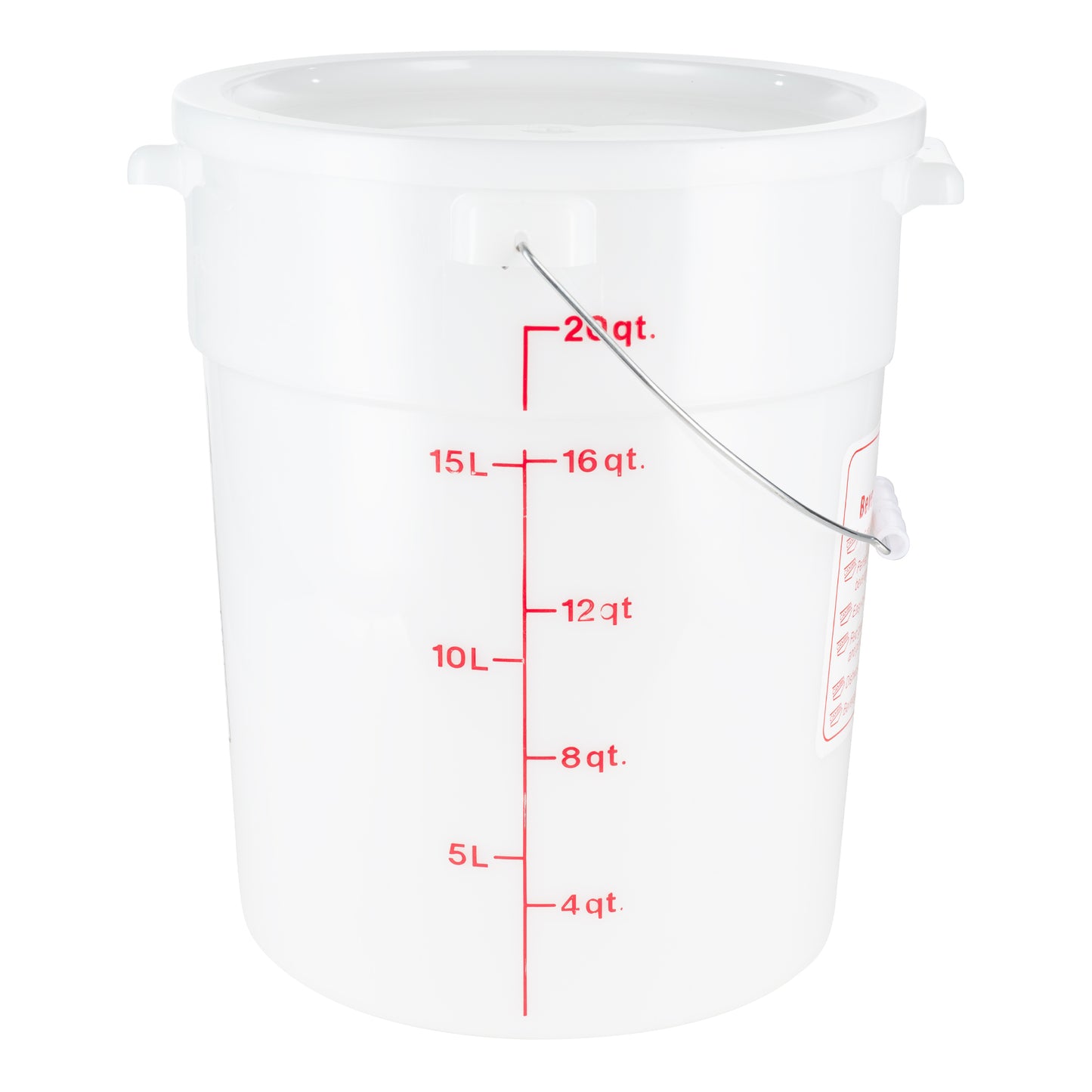 Trimark | Sanitizer Bucket, 6 gal, Plastic