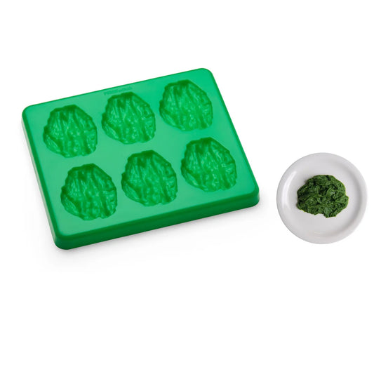 Puree Food Molds Puree Spinach Mold with Lid, Serves 6, Green - PFM13