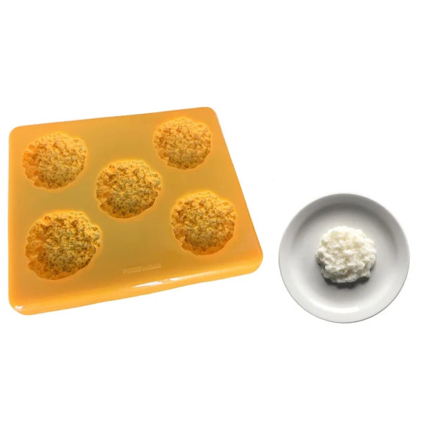 Moule à purée pour riz avec couvercle, 5 portions, jaune - PFM14