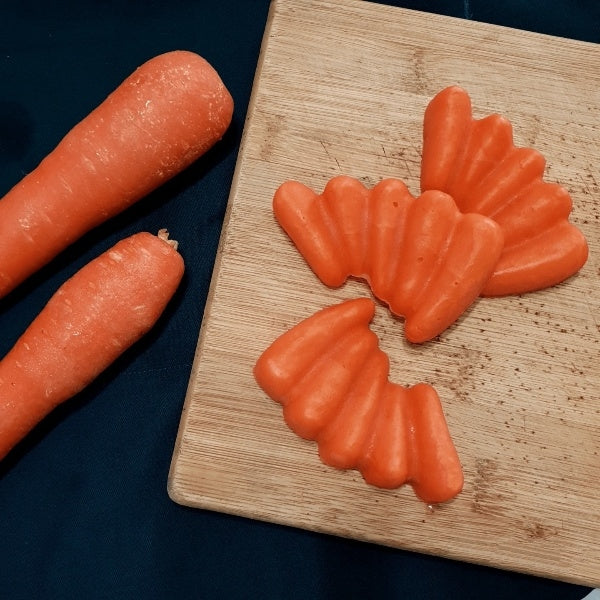 Moule à purée de carottes miniatures avec couvercle, 6 portions, orange - PFM4