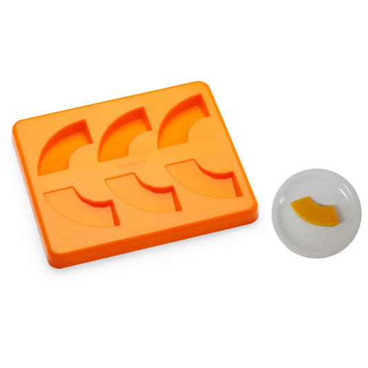 Puree Food Molds Puree Pumpkin Mold with Lid, Serves 6, Orange - PFM6