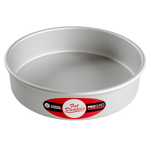 Fat Daddio's | Round Cake Pan, 8" x 2", Anodized Aluminum