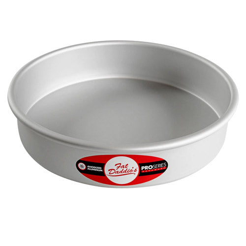 Fat Daddio's | Round Cake Pan, 9" x 2", Anodized Aluminum