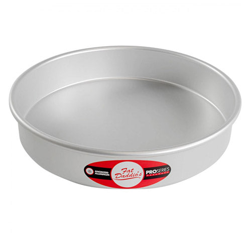 Fat Daddio's | Round Cake Pan, 10" x 2", Anodized Aluminum