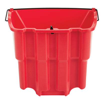 Rubbermaid | WaveBrake Dirty Water Bucket, 18 Qt, Red