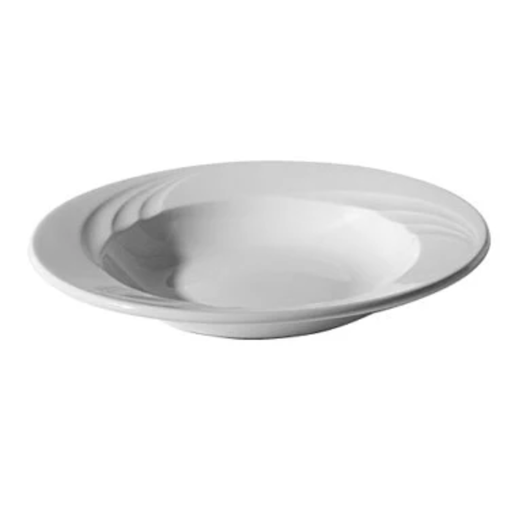 Continental China | Everest Soup/Pasta Plate, 10.25", White (12-pack)