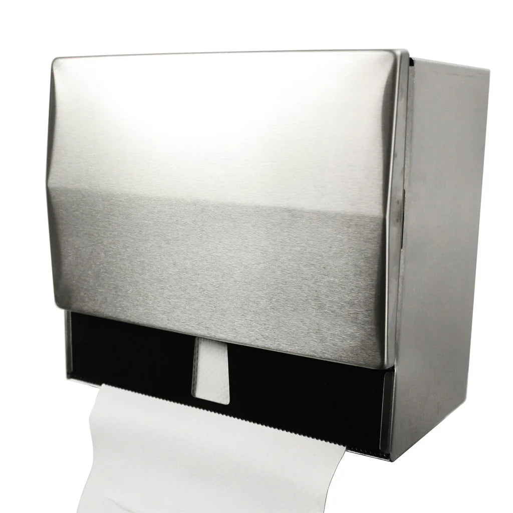 Distributeur universel d'essuie-tout Globe, acier brossé - 1103