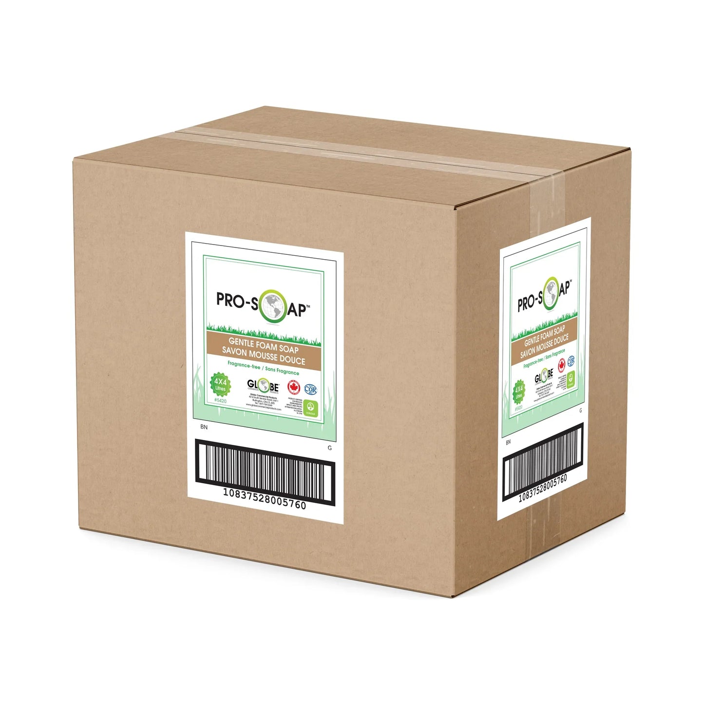 Pro-Soap Savon Moussant Doux, Sans Parfum, 4 L (Paquet de 4) - 5420