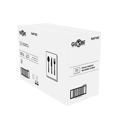 Globe Dinner Napkins, 1/8 Fold (3000-pack) - NAP100