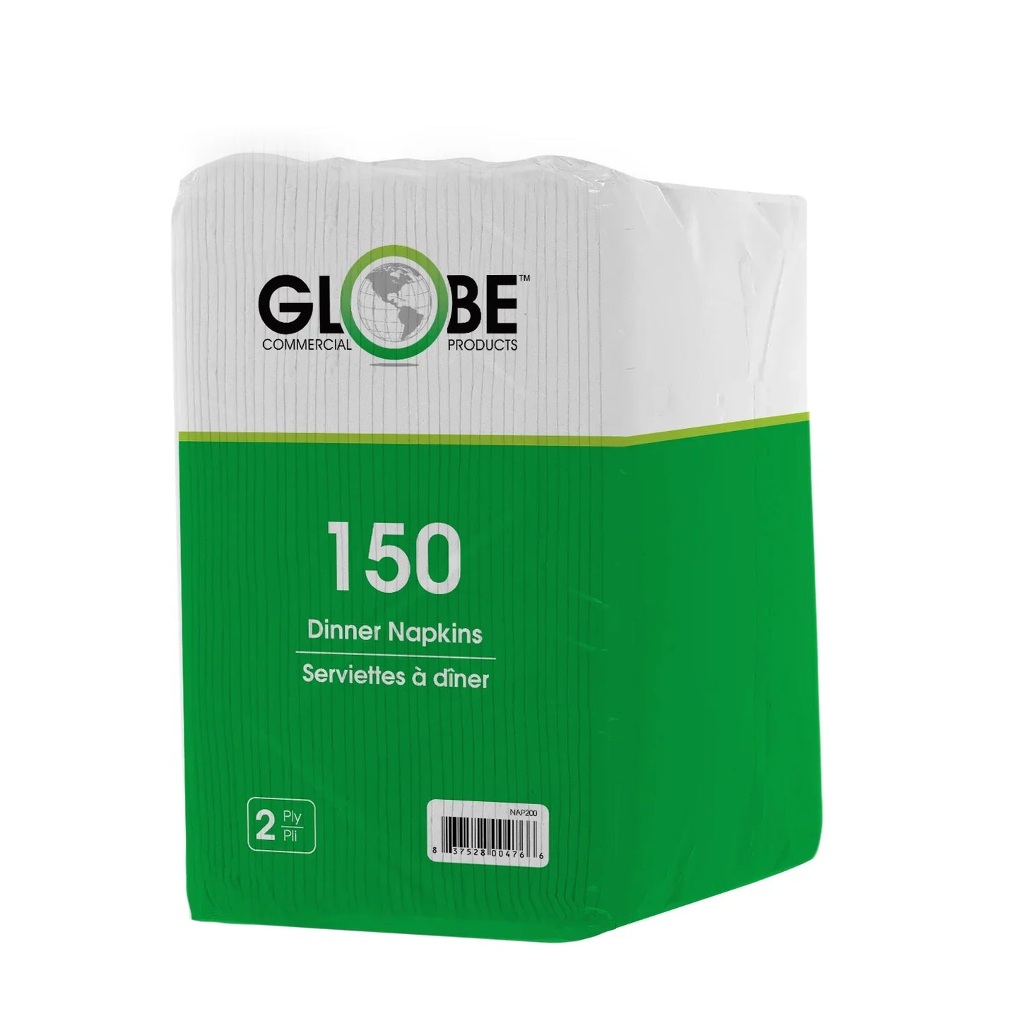 Globe Dinner Napkins, 1/8 Fold (3000-pack) - NAP200