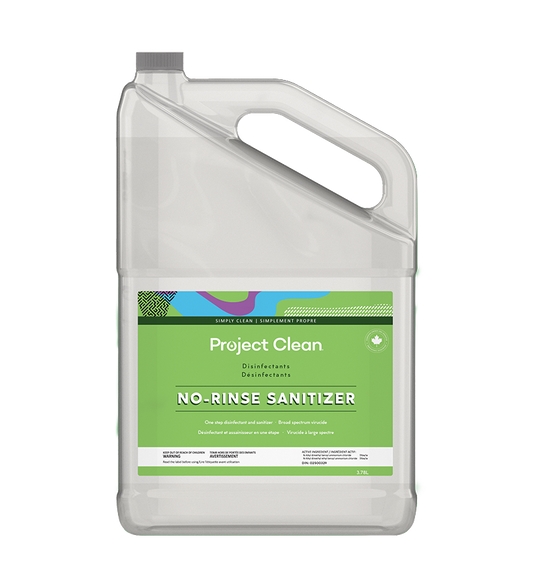 Project Clean No Rinse Sanitizer, 1 Gal (4-pack) - A100150-4CS