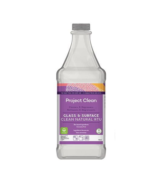 Project Clean Glass & Surface Cleaner RTU, 1 Qt (12-pack) - A1009333-12AN