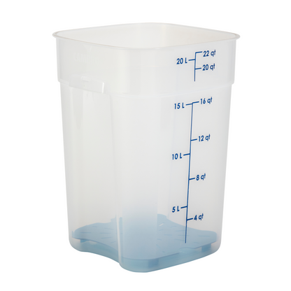 Cambro | CamSquares FreshPro Storage Container, 22 qt, Translucent