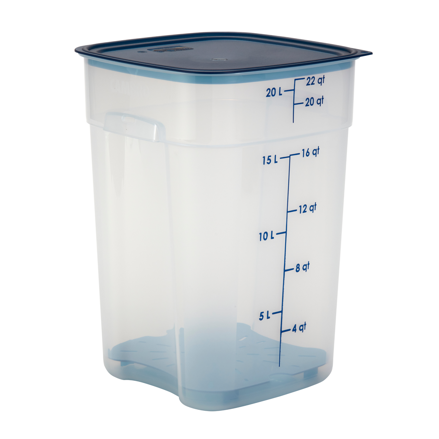 Cambro | CamSquares FreshPro Storage Container, 22 qt, Translucent