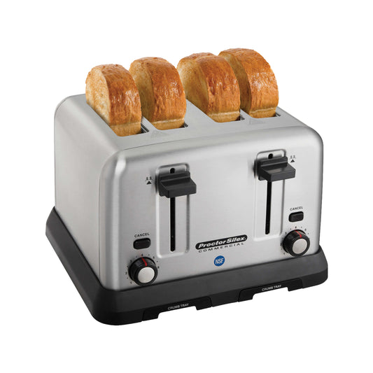 Proctor Silex |  Commercial Pop Up Toaster, 4 Slot, 1750W, 120V