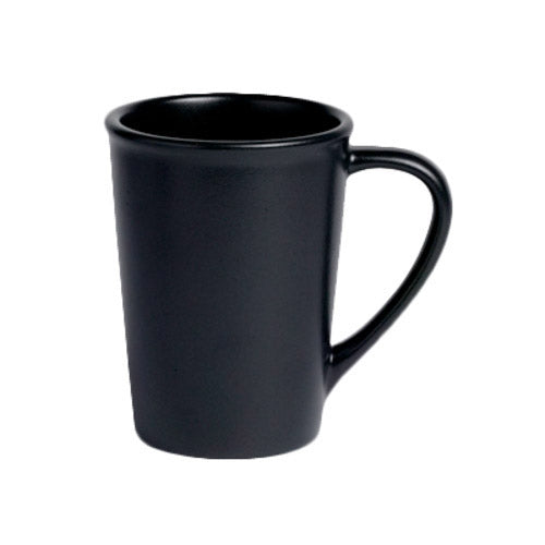 Steelite | Anfora Sedona Conical Mug, 12 oz, Black ((12-pack)