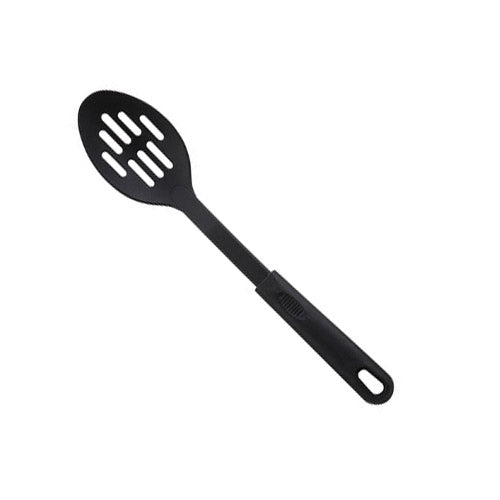 Winco | Slotted Spoon, 12", Black Nylon