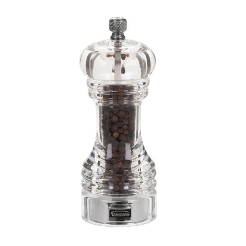 Trudeau | Pepper Mill, 6", Clear Acrylic