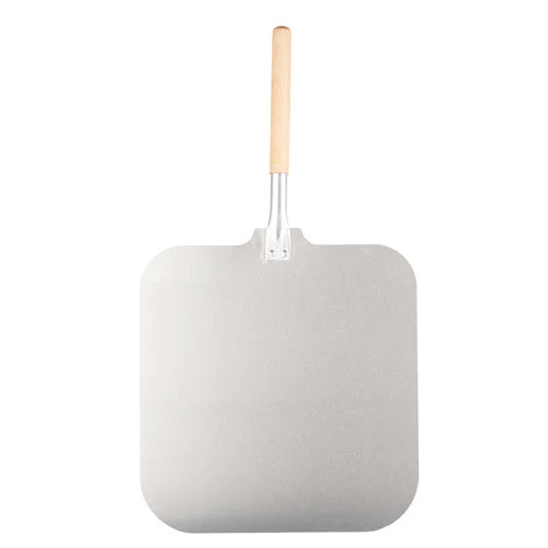 SignatureWares Pizza Peel, 16" x 16" Blade, 12" Handle, Aluminum/Wood - 20161612