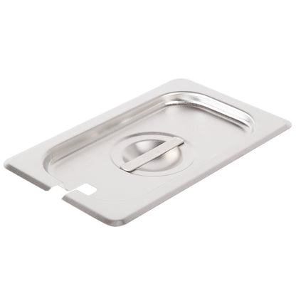 Vollrath Super Pan V Slotted Food Pan Cover, 1/9 Size, 22 Gauge Stainless Steel - 75460